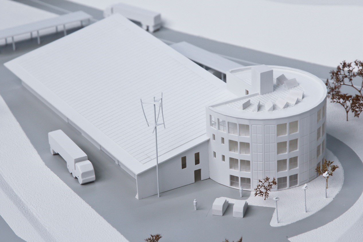 Atelier blanc mat  Maquettes d'architecture